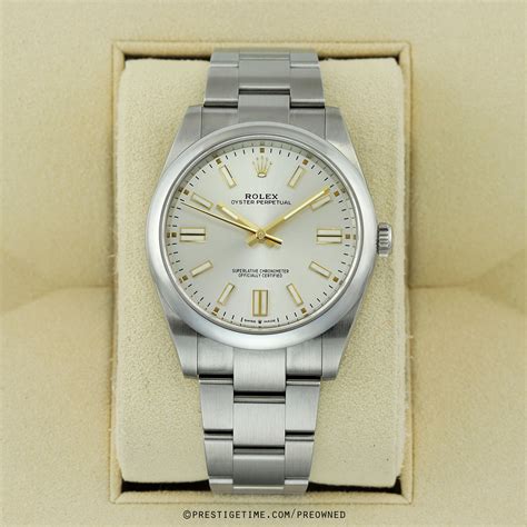 rolex oyster silver|rolex oyster perpetual 41mm silver.